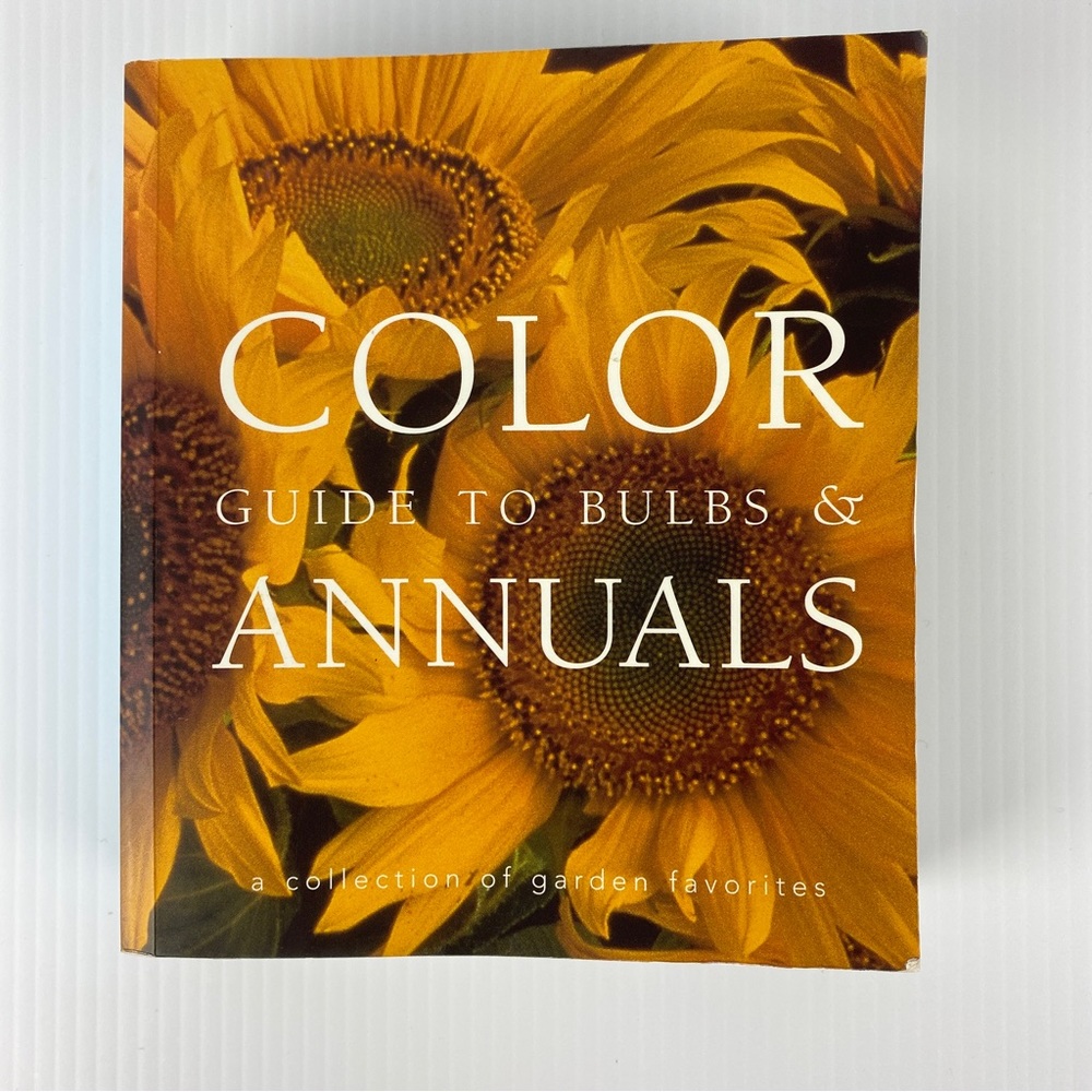 Colour Guide to Bulbs and Annuals Book Softcover Ephemera Flower Photos